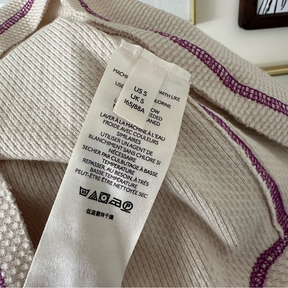 Free People She’s Reversible Cuff Thermal - Small, Oat - Picture 8 of 11